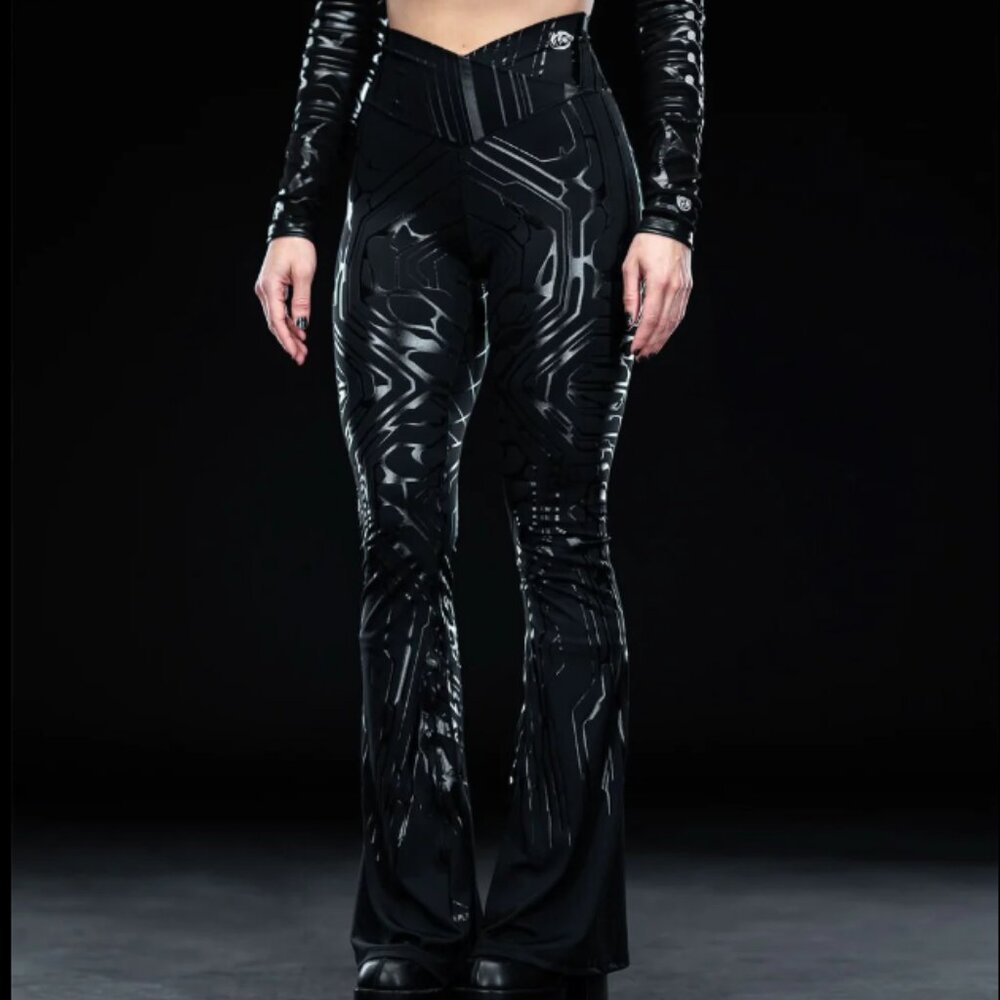Neo4ic Future Flared Legging Pants